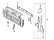 Diagram for Volkswagen Tiguan Rear Crossmember - 5N0-813-309
