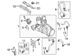 Diagram for Volkswagen Jetta Coolant Pipe - 06K-121-492-M