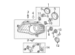 Diagram for Volkswagen Passat Headlight - 3C0-941-006-AE