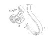 Diagram for Volkswagen Beetle Belt Tensioner - 038-903-315-AE