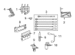 Diagram for Volkswagen Routan Speed Sensor - 7B0-906-433-C