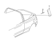 Diagram for Volkswagen Cabrio Pillar Panels - 1E0-853-351-B-041