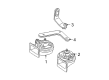 Diagram for Volkswagen Beetle Horn - 1C0-951-223
