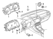 Diagram for Volkswagen Tiguan Hazard Warning Switch - 5NA-953-509-DYM