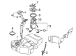 Diagram for Volkswagen Passat Fuel Tank Strap - 3C0-201-653
