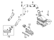 Diagram for Volkswagen Vehicle Speed Sensor - 01M-927-321
