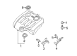 Diagram for Volkswagen Golf Emblem - 036-103-940-L