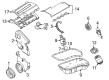 Diagram for Volkswagen Passat Timing Belt Idler Pulley - 058-109-243-E