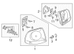 Diagram for Volkswagen Eos Car Bulbs - N-017-732-2