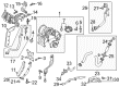 Diagram for Volkswagen GTI Coolant Reservoir Hose - 06K-121-497-AS