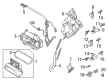 Diagram for Volkswagen ID.4 Exterior Door Handle - 11K-839-205-P-GRU