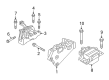 Diagram for Volkswagen Atlas Cross Sport Engine Mount - 3QF-199-262-G
