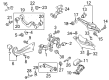 Diagram for Volkswagen Control Arm Bolt - N-910-475-02
