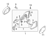 Diagram for Volkswagen Mirror Actuator - 3D0-959-578-B