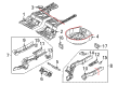 Diagram for Volkswagen Phaeton Rear Crossmember - 3D0-803-133-B