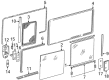 Diagram for Volkswagen EuroVan Frame Rail - 701-847-727-E