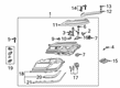 Diagram for Volkswagen e-Golf Headlight Bulb - N-107-763-02