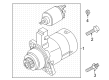 Diagram for Volkswagen Jetta Starter - 0AM-911-022-C