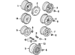 Diagram for Volkswagen Passat Spare Wheel - 1H0-601-027-C