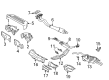 Diagram for Volkswagen Beetle Exhaust Pipe - 1J0-253-209-P