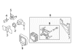 Diagram for Volkswagen e-Golf Parking Assist Sensor - 5Q0-907-561-H