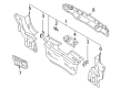 Diagram for Volkswagen Taos Rear Crossmember - 57D-813-315