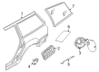 Diagram for Volkswagen Fuel Door - 3B0-809-857-E-GRU