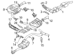 Diagram for Volkswagen CC Exhaust Pipe - 3C0-253-681-P