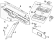 Diagram for Volkswagen Beetle Sun Visor - 5C3-857-551-AK-3H8