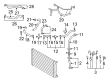 Diagram for Volkswagen R32 Cooling Hose - 1K0-121-086-L