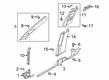 Diagram for Volkswagen Pillar Panels - 3G8-867-291-82V