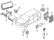 Diagram for Volkswagen Golf R Car Speakers - 5H0-035-710