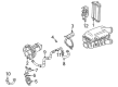 Diagram for Volkswagen Air Injection Pump - 021-959-253-C