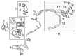 Diagram for Volkswagen Jetta EGR Valve - 04L-131-501-D