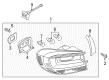 Diagram for Volkswagen Taos Headlight Screws - 5P0-945-246-A