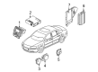 Diagram for Volkswagen Phaeton Car Speakers - 3D0-035-454-E