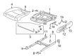 Diagram for Volkswagen Eos Seat Cushion - 1Q0-881-256-BP
