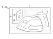 Diagram for Volkswagen Golf Alltrack Back Up Light - 5G9-945-095-F