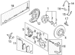 Diagram for Volkswagen Brake Pads - 3C0-698-451-G