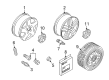 Diagram for Volkswagen Touareg Spare Wheel - 7L0-601-011-B
