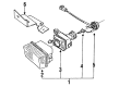 Diagram for Volkswagen Fog Light Lens - 191-941-723-B