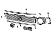 Diagram for Volkswagen Fox Emblem - 321-853-601