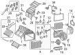 Diagram for Volkswagen Evaporator - 7P0-820-101-B