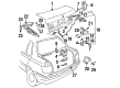 Diagram for Volkswagen Trunk Lock Cylinder - 1H5-827-573