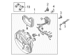Diagram for Volkswagen Cabrio Headlight - 1J0-941-017-C