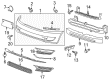 Diagram for Volkswagen Passat Grille - 561-853-666-C-9B9