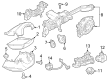 Diagram for Volkswagen Tiguan Ignition Lock Assembly - 107-905-855-AF