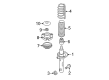 Diagram for Volkswagen Passat Strut Housing - 3C0-413-031-AL