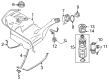 Diagram for Volkswagen Gas Cap - 701-201-551