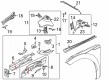 Diagram for Volkswagen Arteon Strut Mounts - 3Q0-809-122-C